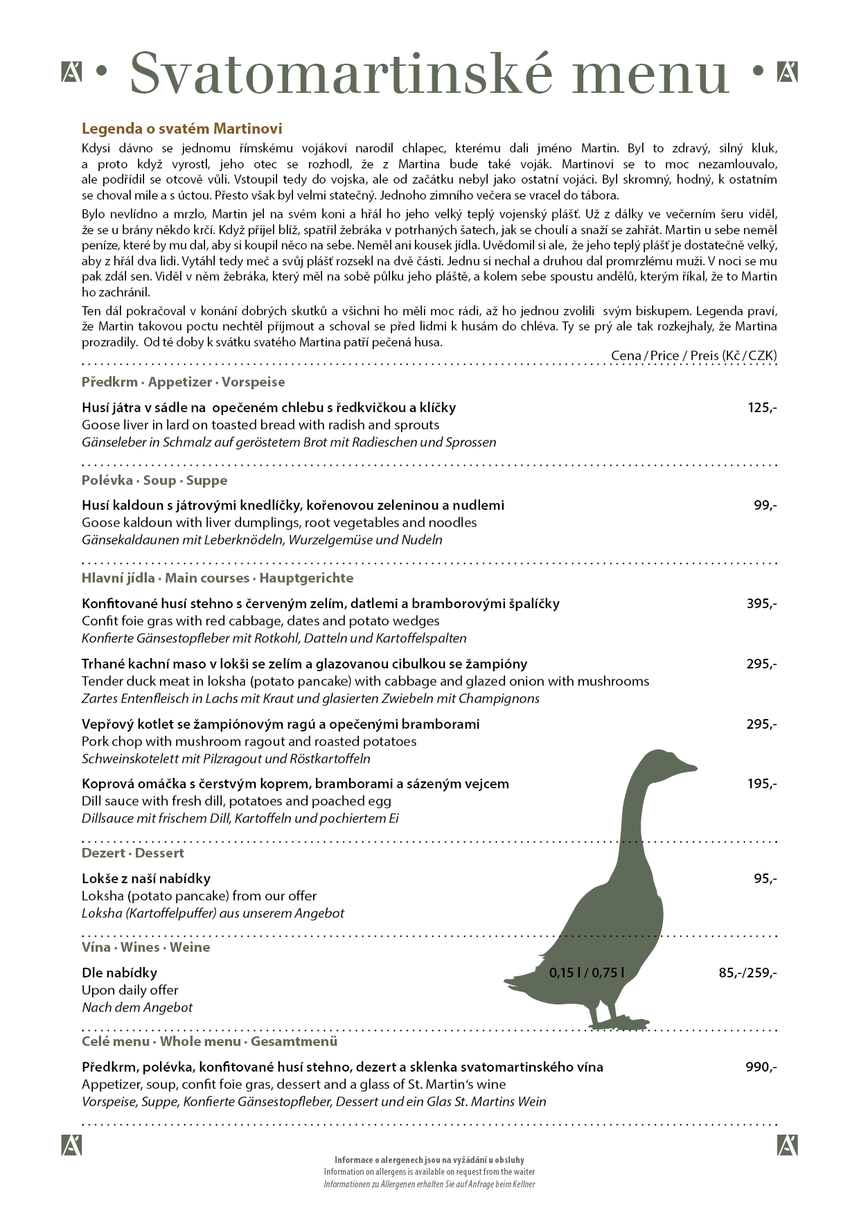 svatomartinske menu